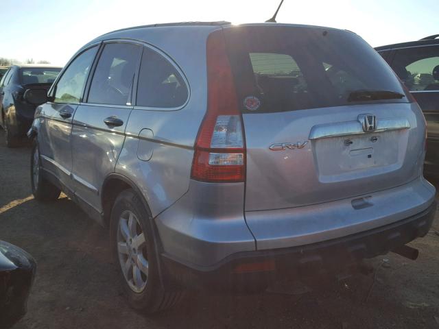 3CZRE38569G701106 - 2009 HONDA CR-V EX SILVER photo 3