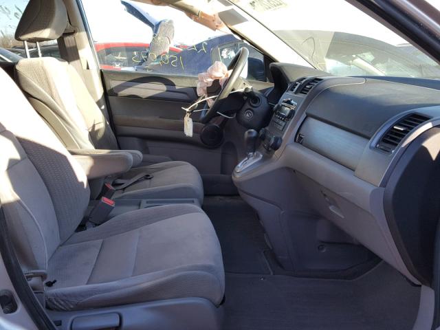 3CZRE38569G701106 - 2009 HONDA CR-V EX SILVER photo 5