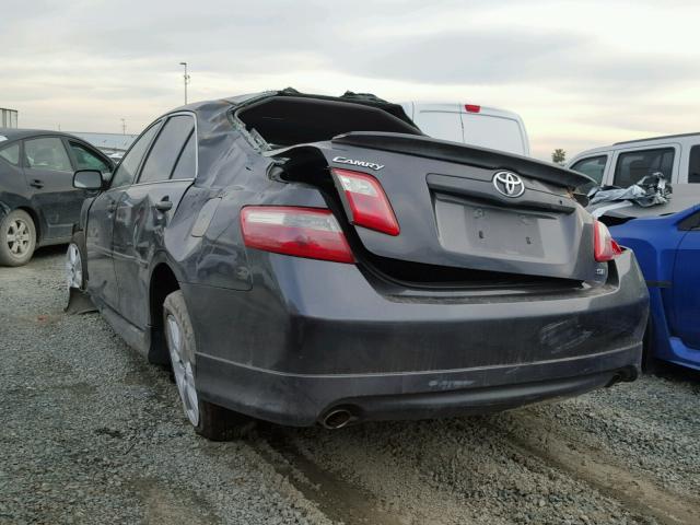 4T1BK46KX9U591913 - 2009 TOYOTA CAMRY SE CHARCOAL photo 3