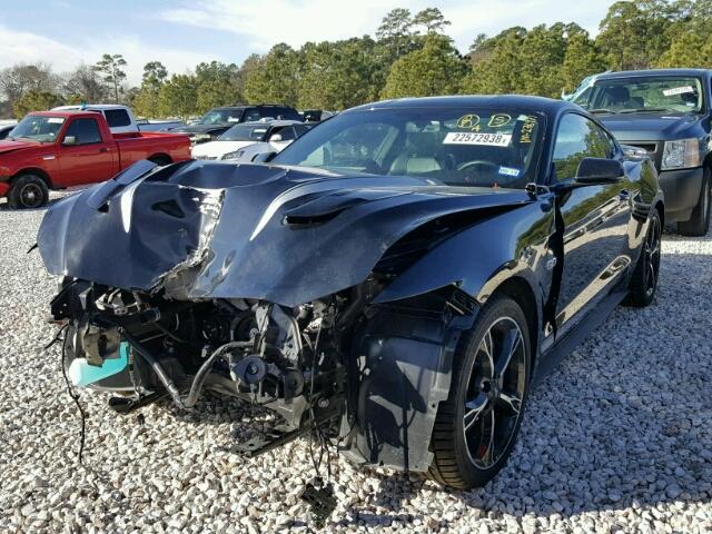 1FA6P8CFXH5276971 - 2017 FORD MUSTANG GT BLACK photo 2