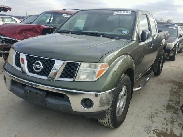 1N6AD06U15C403765 - 2005 NISSAN FRONTIER K GREEN photo 2