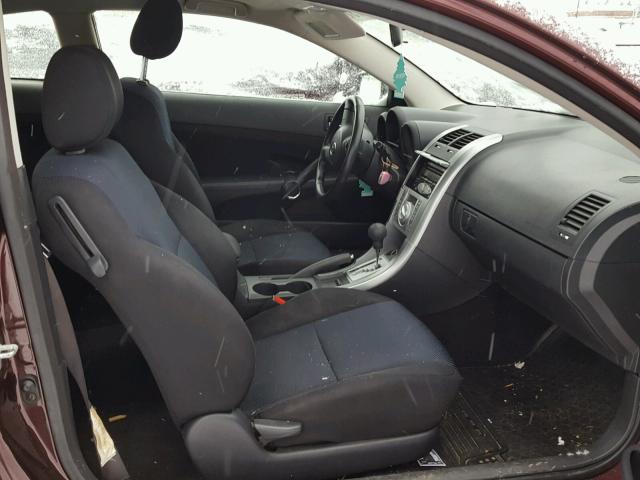 JTKDE177760130841 - 2006 TOYOTA SCION TC 勃艮第红 照片 5
