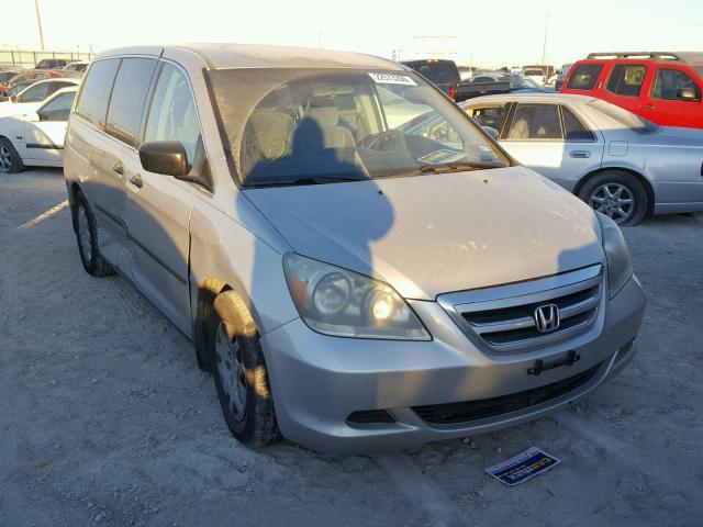 5FNRL38217B030979 - 2007 HONDA ODYSSEY LX SILVER photo 1