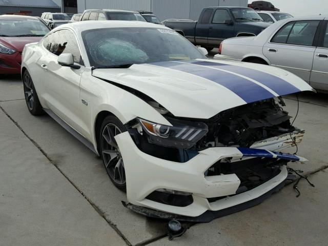 1FA6P8RF0F5500480 - 2015 FORD MUSTANG 50 WHITE photo 1