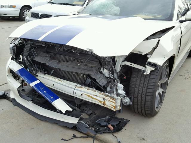 1FA6P8RF0F5500480 - 2015 FORD MUSTANG 50 WHITE photo 9