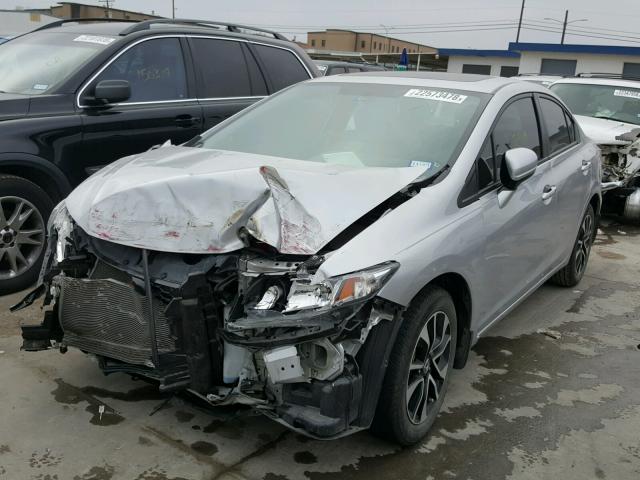 19XFB2F8XFE086320 - 2015 HONDA CIVIC EX SILVER photo 2