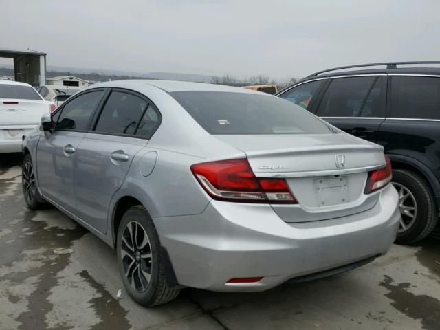 19XFB2F8XFE086320 - 2015 HONDA CIVIC EX SILVER photo 3