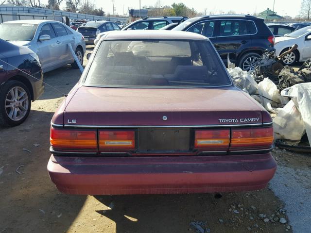 4T1SV22E3MU399351 - 1991 TOYOTA CAMRY LE MAROON photo 9