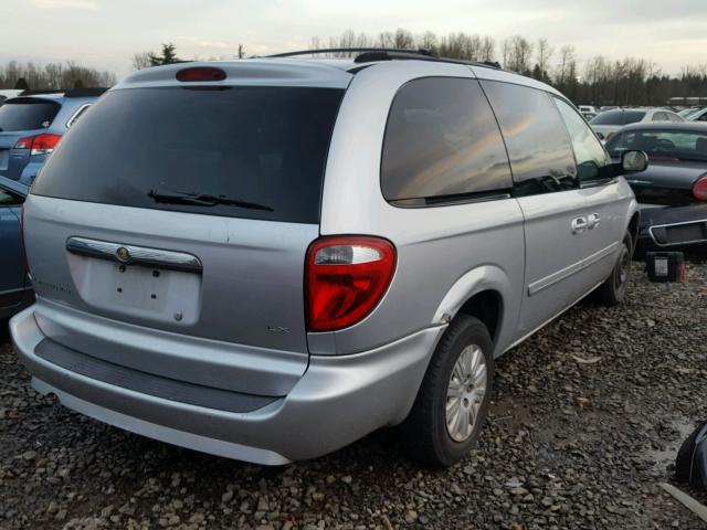 2A8GP44R67R330745 - 2007 CHRYSLER TOWN & COU SILVER photo 4