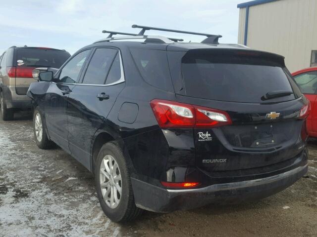 2GNAXSEVXJ6124504 - 2018 CHEVROLET EQUINOX LT BLACK photo 3