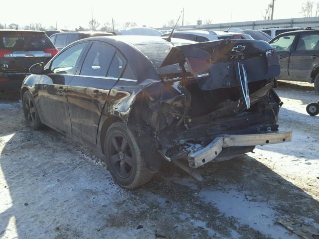 1G1PC5SB9D7154410 - 2013 CHEVROLET CRUZE LT BLACK photo 3