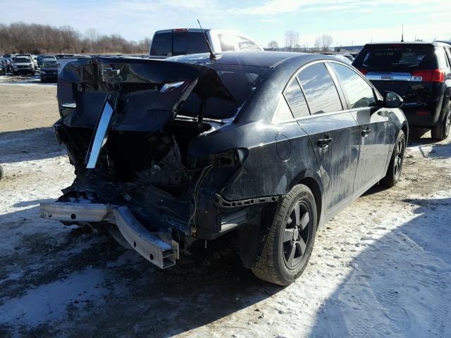 1G1PC5SB9D7154410 - 2013 CHEVROLET CRUZE LT BLACK photo 4