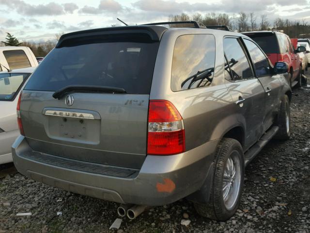 2HNYD18611H525338 - 2001 ACURA MDX TOURIN GRAY photo 4