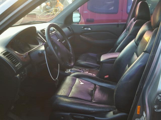 2HNYD18611H525338 - 2001 ACURA MDX TOURIN GRAY photo 5