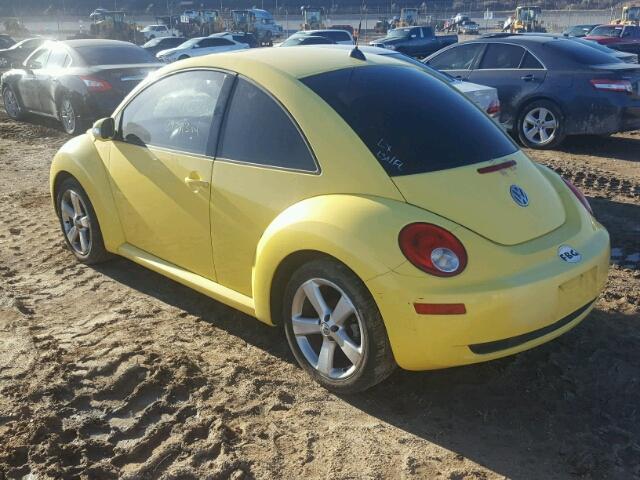 3VWSW31C76M406037 - 2006 VOLKSWAGEN NEW BEETLE 黄色 照片 3