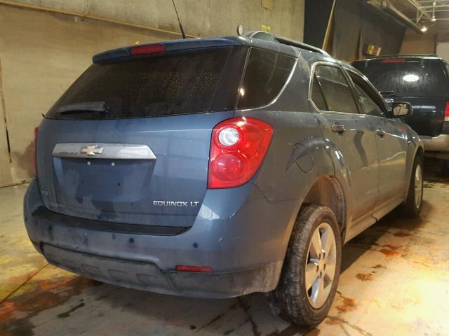 2GNALPEK5C6175099 - 2012 CHEVROLET EQUINOX LT BLUE photo 4