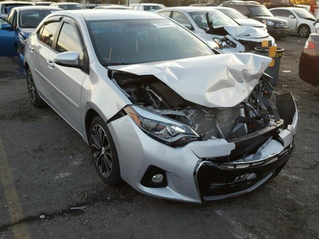 2T1BURHE0EC184726 - 2014 TOYOTA COROLLA L SILVER photo 1