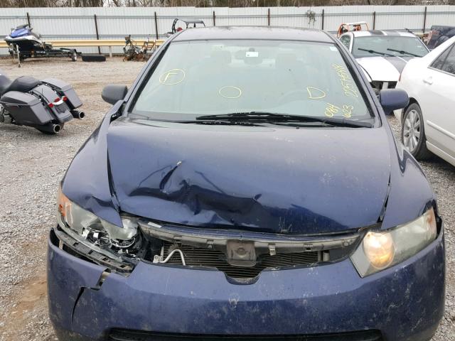 1HGFA16598L084623 - 2008 HONDA CIVIC LX BLUE photo 7