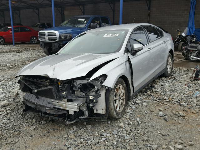 3FA6P0G76FR218791 - 2015 FORD FUSION S SILVER photo 2