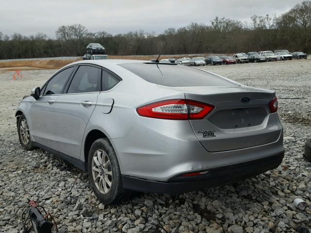 3FA6P0G76FR218791 - 2015 FORD FUSION S SILVER photo 3