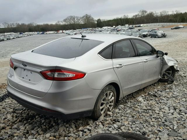 3FA6P0G76FR218791 - 2015 FORD FUSION S SILVER photo 4