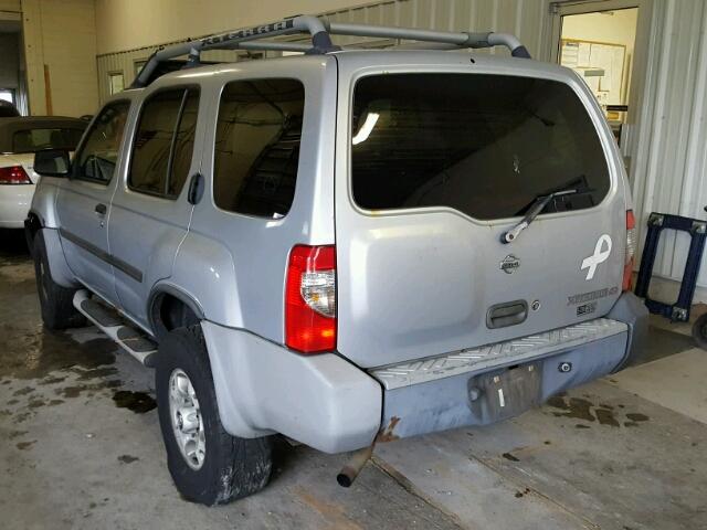 5N1ED28Y9YC526424 - 2000 NISSAN XTERRA XE GRAY photo 3