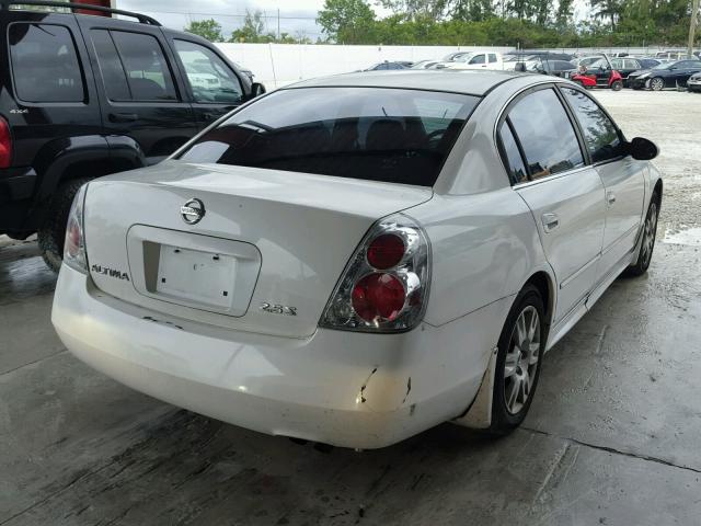 1N4AL11D85C131756 - 2005 NISSAN ALTIMA S WHITE photo 4