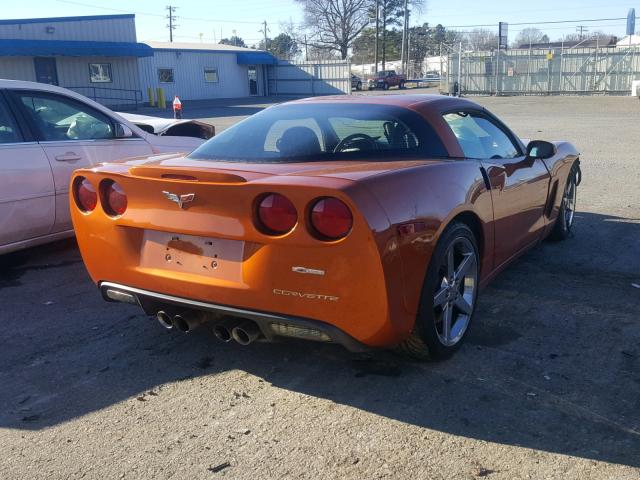 1G1YY26W585119494 - 2008 CHEVROLET CORVETTE ORANGE photo 4