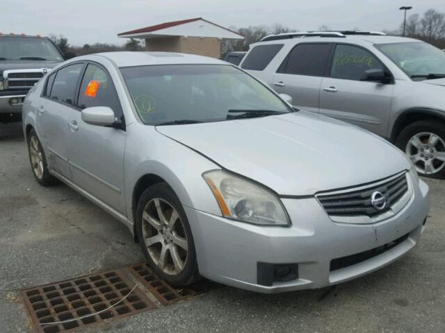 1N4BA41E88C808121 - 2008 NISSAN MAXIMA SE SILVER photo 1