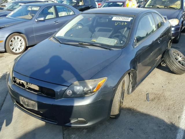 JTKDE167680232202 - 2008 TOYOTA SCION TC BLACK photo 2