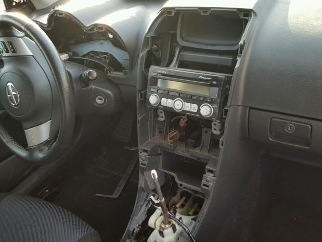 JTKDE167680232202 - 2008 TOYOTA SCION TC შავი ფოტო 9