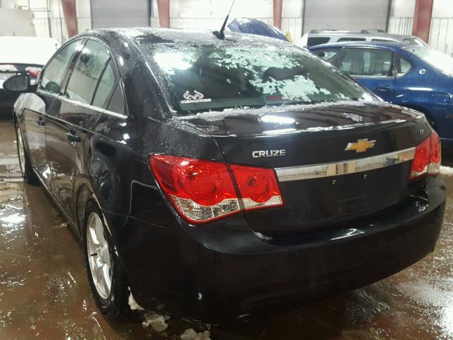 1G1PC5SB8E7104325 - 2014 CHEVROLET CRUZE LT BLACK photo 3