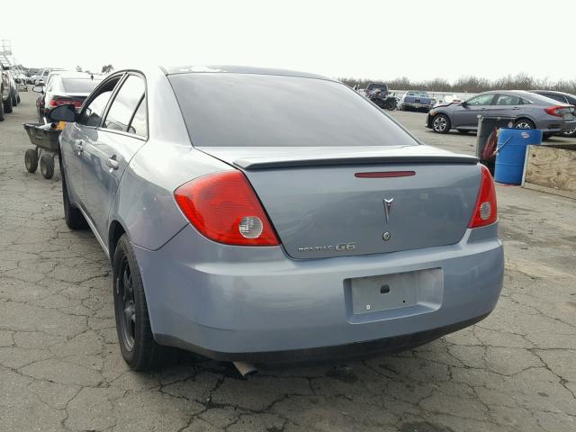 1G2ZG57B584122949 - 2008 PONTIAC G6 BASE BLUE photo 3