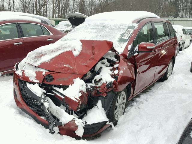 JM1CW2BL0F0190440 - 2015 MAZDA 5 SPORT MAROON photo 2