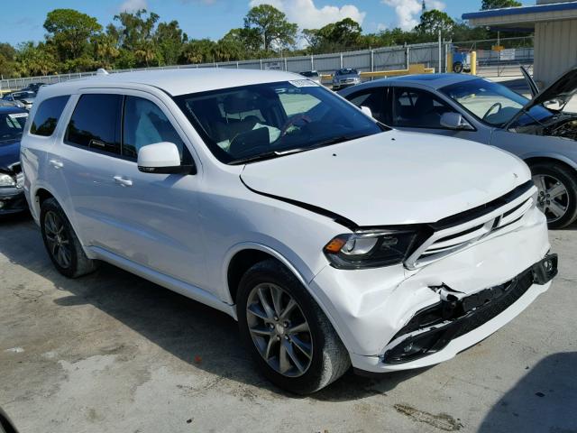 1C4RDHDG0HC736934 - 2017 DODGE DURANGO GT WHITE photo 1