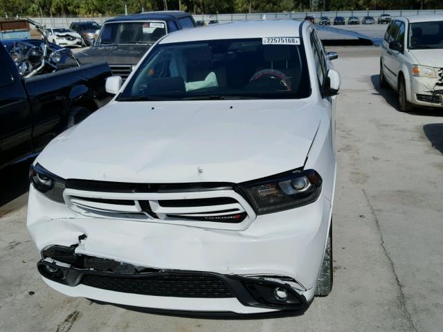 1C4RDHDG0HC736934 - 2017 DODGE DURANGO GT WHITE photo 9