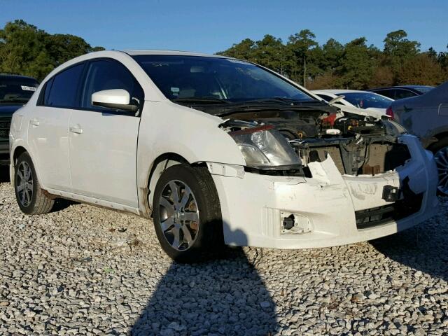 3N1AB6AP9CL689950 - 2012 NISSAN SENTRA 2.0 WHITE photo 1