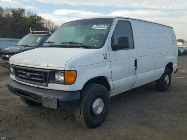 1FTNE24W25HA90276 - 2005 FORD ECONOLINE WHITE photo 2