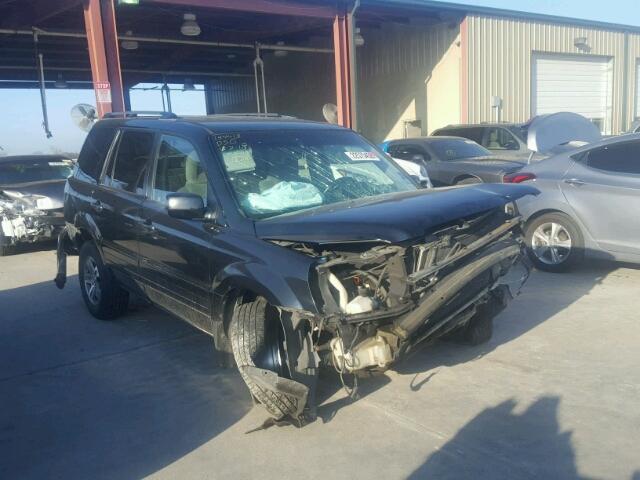 2HKYF18423H570541 - 2003 HONDA PILOT EX BLACK photo 1