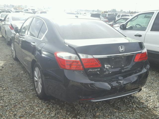 1HGCR2F86DA231871 - 2013 HONDA ACCORD EXL BLACK photo 3