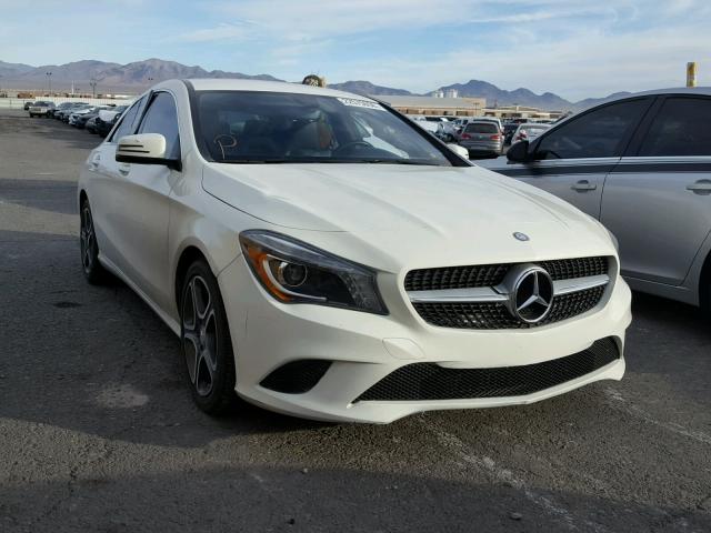 WDDSJ4EB1EN106853 - 2014 MERCEDES-BENZ CLA 250 WHITE photo 1