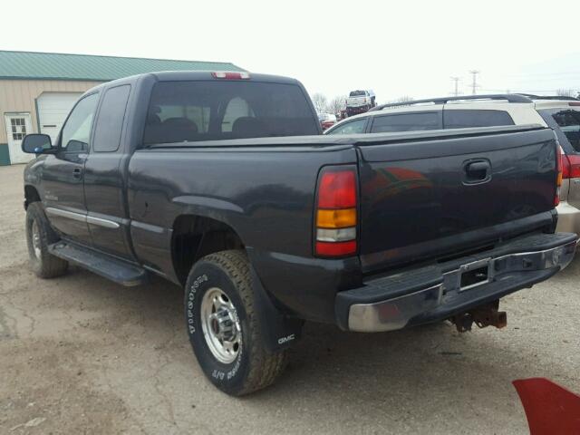 1GTHK29154E181187 - 2004 GMC SIERRA K25 BLACK photo 3