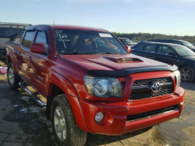 3TMKU4HN3BM030470 - 2011 TOYOTA TACOMA DOU RED photo 1