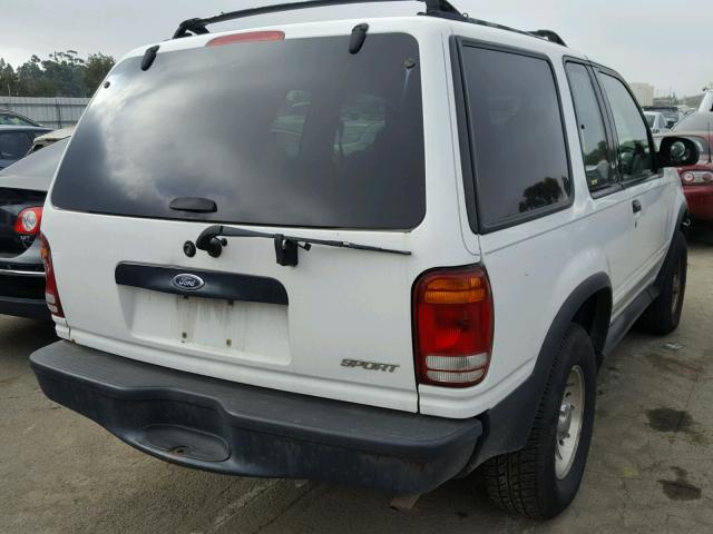 1FMYU60X4YUB03817 - 2000 FORD EXPLORER S WHITE photo 4