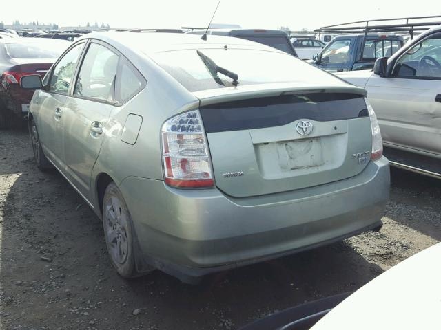 JTDKB20U363136874 - 2006 TOYOTA PRIUS GREEN photo 3