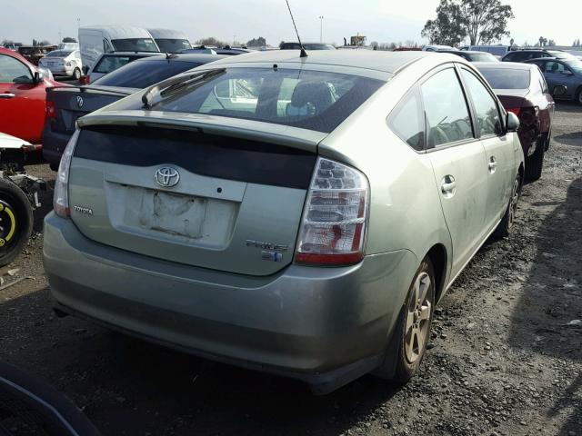 JTDKB20U363136874 - 2006 TOYOTA PRIUS GREEN photo 4