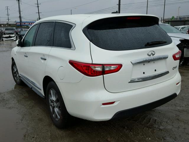 5N1AL0MN6FC532440 - 2015 INFINITI QX60 WHITE photo 3