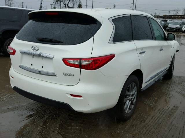 5N1AL0MN6FC532440 - 2015 INFINITI QX60 WHITE photo 4