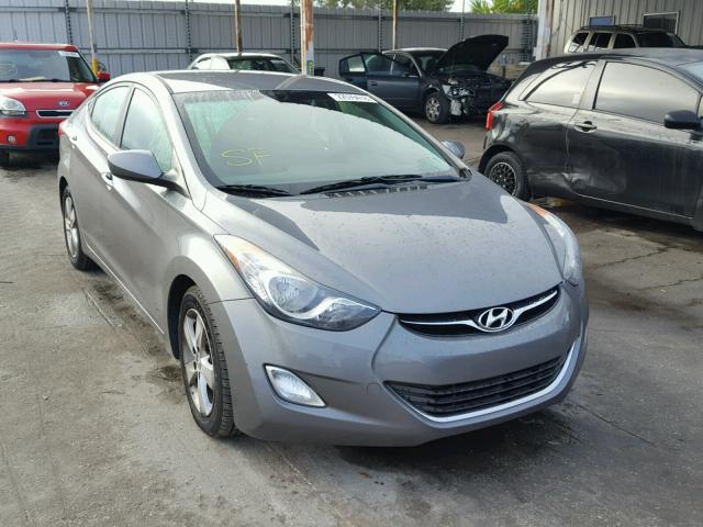 5NPDH4AE5DH345447 - 2013 HYUNDAI ELANTRA GL SILVER photo 1