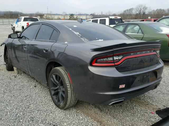 2C3CDXCT3GH126752 - 2016 DODGE CHARGER R/ CHARCOAL photo 3